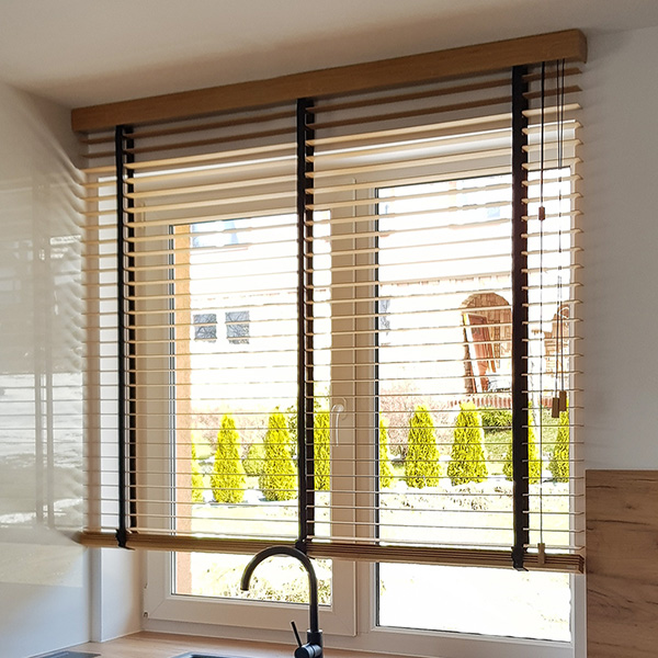 Żaluzje drewniane / bambusowe 1